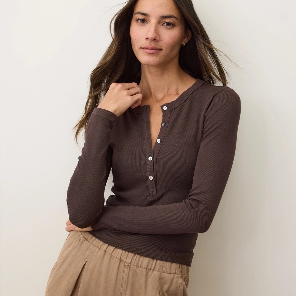 Marine Layer Lexi Rib Henley